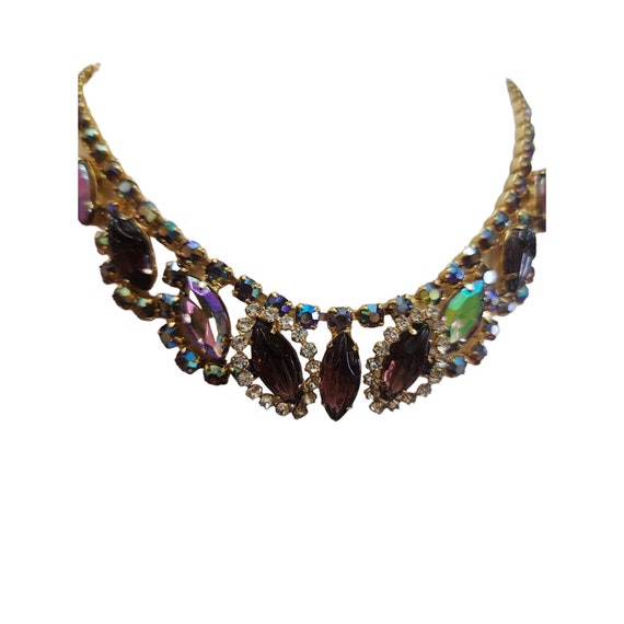 Vintage Fabulous Rhinestone Necklace (A3718) - image 8