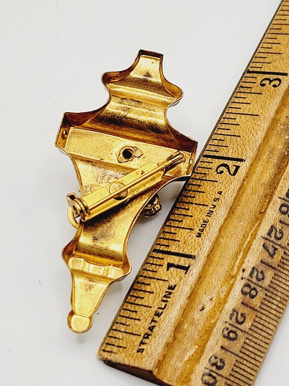 Attributed To Coro Door Knocker Style Vintage Bro… - image 3