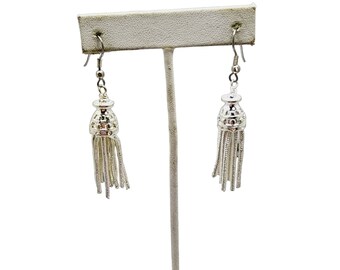 Vintage Chain Tassel Earrings (A1039)