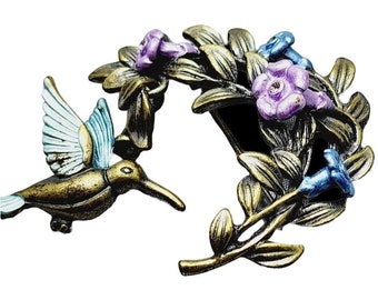 Vintage Enamel Style Brooch (A979)