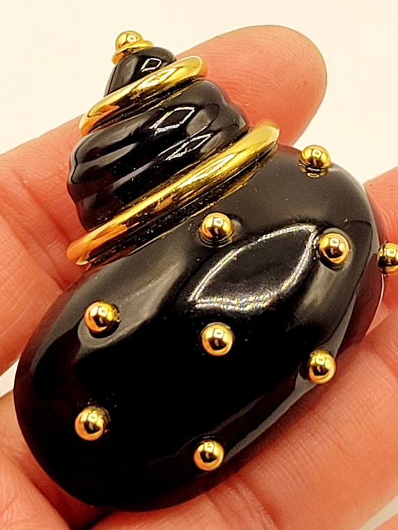 Kenneth Lane (KJL) Enamel Dimension Brooch/Pin - image 2