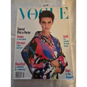 Vogue Paris 1991 - Etsy