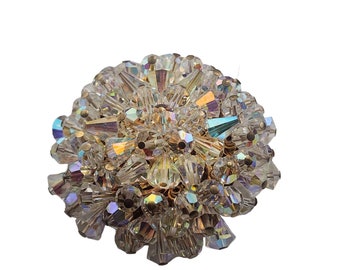 Vintage Signed Alice Caviness AB Crystal Brooch (A3760)