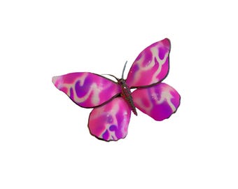 Vintage Enamel Possibly West Germany Enamel Butterfly Brooch (A2514)