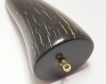 Vintage NOS Made in Japan huge dark Buffalo Horn Charm