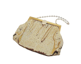 Vintage Whiting And Davis Mesh And Rhinestone Bag (6/20)