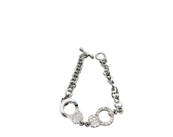 Super Cute Rhinestone NOS Handcuff Bracelet (A1459)