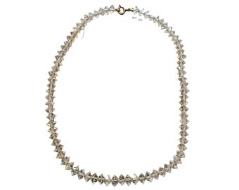 Antique Crystal Pretty Dainty Necklace (A3899)