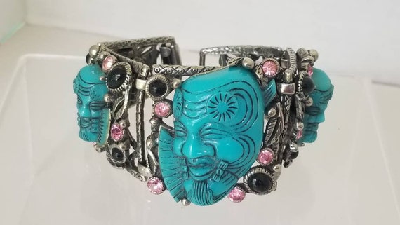 Rare selro turq noh face mask