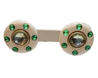 Vintage 80s Resin Clip Earrings (A2403)