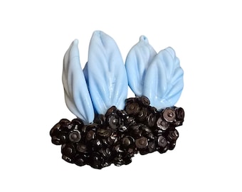 Fabulous One-of-a-Kind Frank Hess For Miriam Haskell Glass Brooch (A9765)