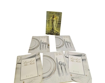 5+ Assorted Lunch at the Ritz Menu Cards (A8846)