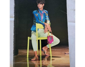 Rare Gianni Versace Collezione Donna Primavera Estate 1991 #20 Magazine (A7182)
