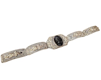 Vintage Cameo Victorian Revival Bracelet (A4043)