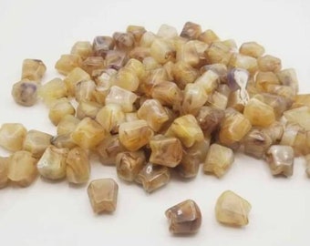 Approx 110 vintage 1980s resin marbalized beads