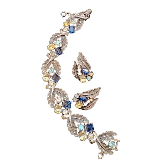 Vintage Coro Signed Demi Parure Bracelet Set (A2846)