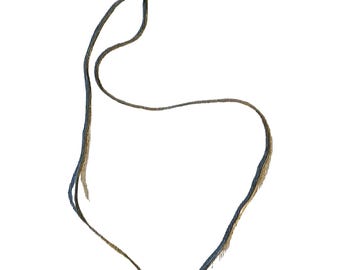Antique 10kt Gold Foxtail Chain Necklace (A5300)