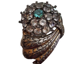 Vintage Riveted Well Made Early Brooch (A3636)