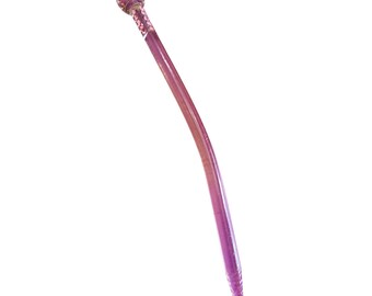Vintage Celluloid Sparkly Hair Bun Pin (A1925)