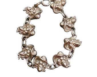 Wowsa Sterling Victorian Lady Linked Bracelet (A4585)
