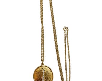 Vintage Arlene Dahl Symbol Pendant Necklace (A1735)