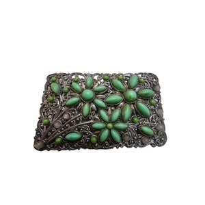 Vintage Resin Flower Brooch (A3913)