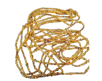 Vintage 4 Strands Of Tiny Crystal Beads (A8844)