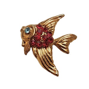 Collier Cœur en Métal Doré Perles Fantaisies et Strass