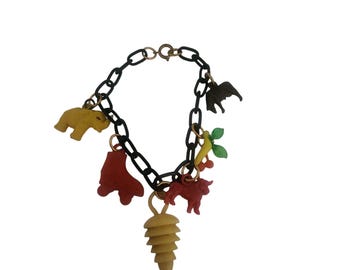 Super Cute Multicolor Charm Bracelet (A5644)