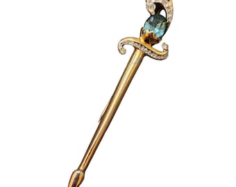 Vintage Rhinestone Brooch (A2316)