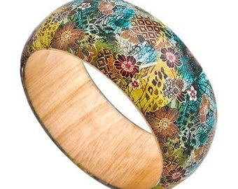 BALI FLORAL DARK Bangle-