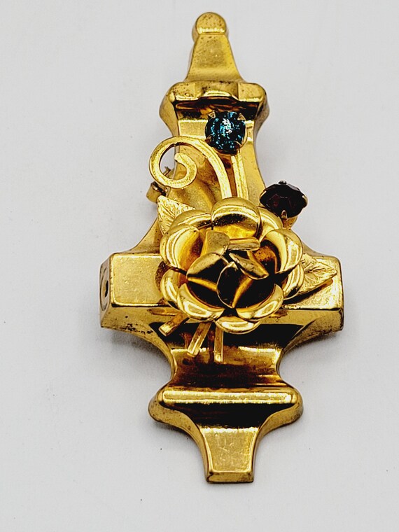 Attributed To Coro Door Knocker Style Vintage Bro… - image 2