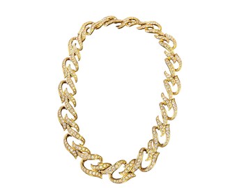 Vintage Elizabeth Taylor For Avon Heavy Rhinestone Necklace (A2928)