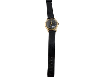 Vintage Benrus Mens 14kt Gold Waterproof Watch (A5274)