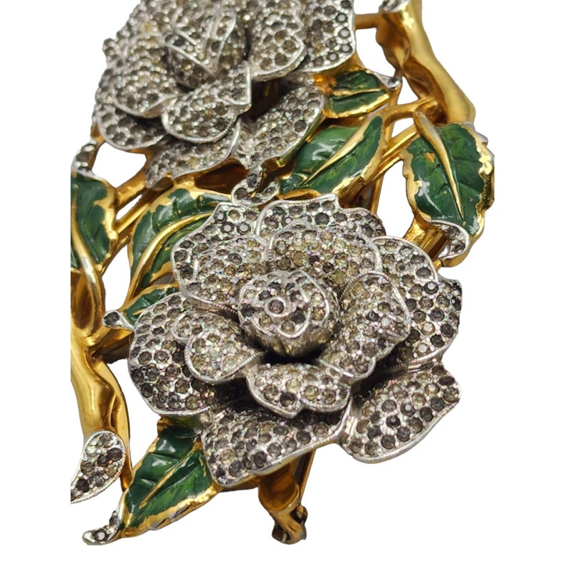 Vintage Signed Rare Coro Duette Brooch A1009 Etsy