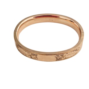 Antique FMCO Gold Filled Decorative Bangle Bracelet (GFBWC-7)