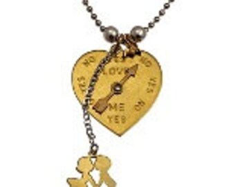Bead Chain Necklace - Do You Love Me