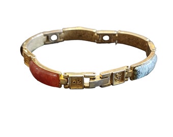Vintage Asian Style Semi Precious Bracelet (A2081)