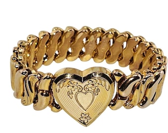 Vintage WWII Sweetheart Expansion Bracelet Speidel Phoenix (A8649)