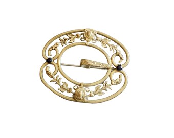Antique Unsigned Early Napier Sash Buckle Brooch (A2477)