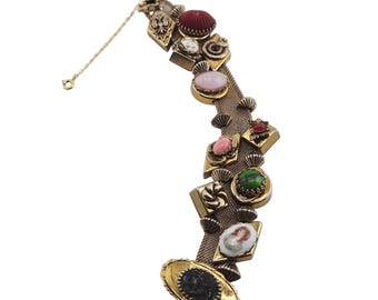 Vintage Rare PIK NY Mesh Slide Style Bracelet (A9280)