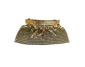 Vintage Gold Mesh Barrette (A7865)