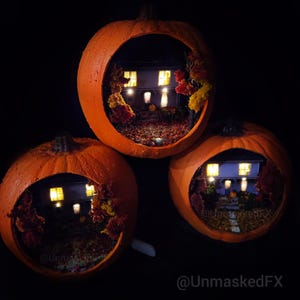 A Halloweeny House Pumpkin - by UnmaskedFX - Lights and Sound!