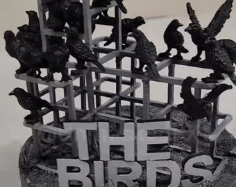 The Birds Hitchcock Diorama- by UnmaskedFX