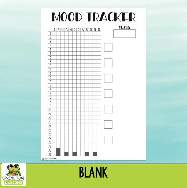 Mood Tracker Sticker Sheet - Etsy