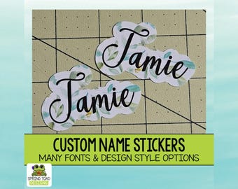 Custom Name Sticker: Personalized Planner Decal