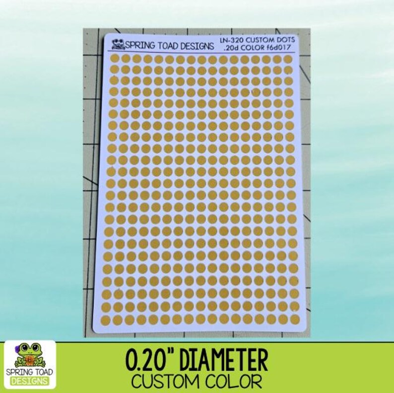 Custom Dot Custom Dot Stickers: Personalized Circle Labels - Etsy