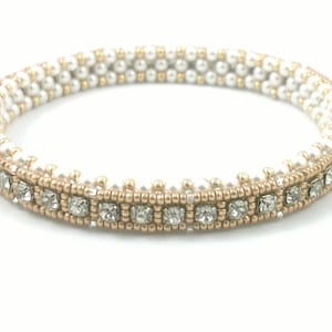 Beading4perfectionists:  Giffany&#39;s bangle bracelet beading pattern tutorial PDF file