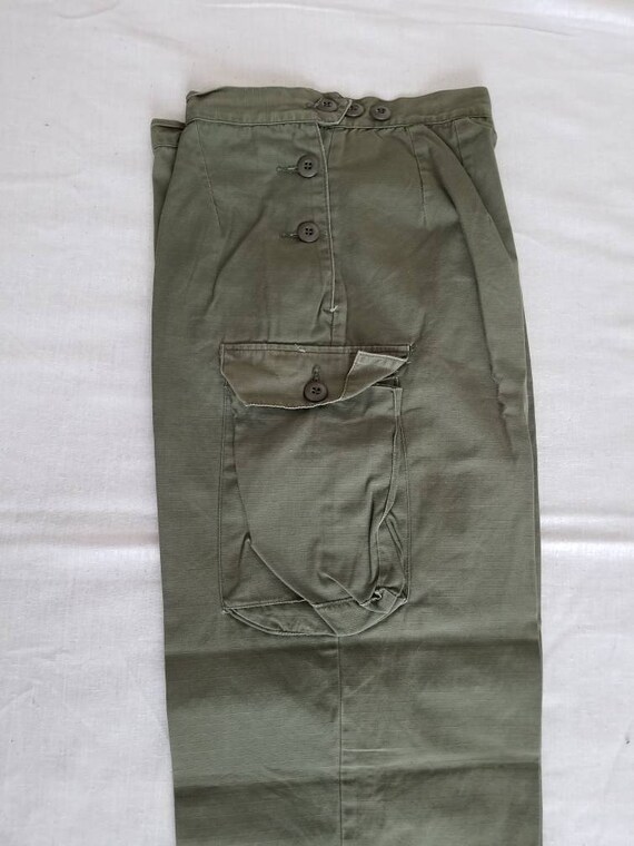 Womens military pants, Vietnam war era, ripstop, n