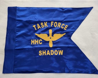 1990s U.S. Army Military Pennant Task Force HHC Shadow 101st Combat Aviation Brigade